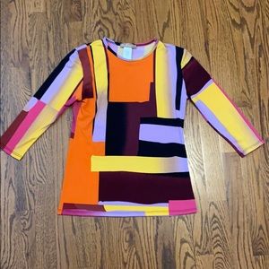 3/4 Colorful Top